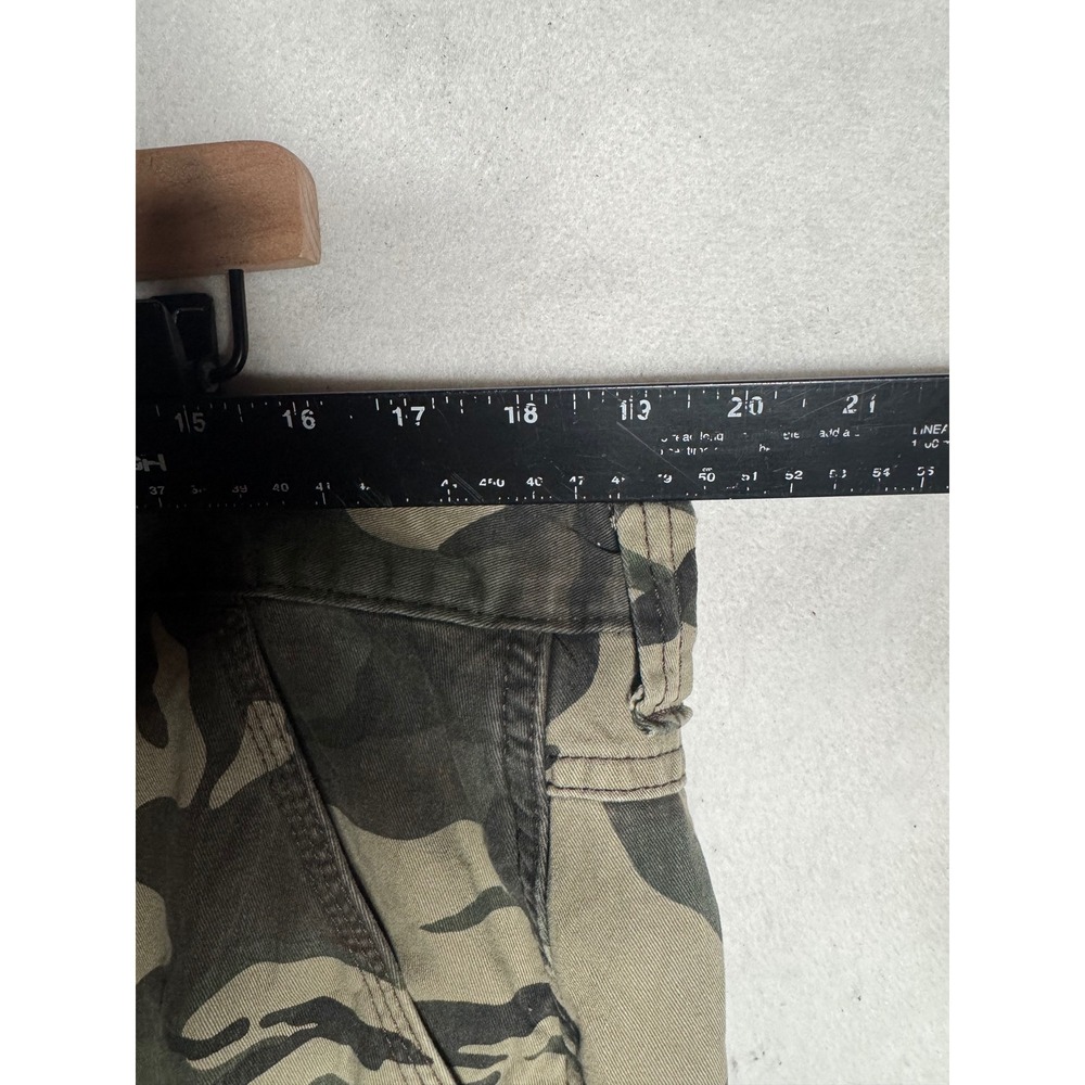 Wrangler Mens Fleece Lined Relaxed Fit Camo Cargo Pants 38x32 Green Brown Camo - Picture 5 of 12